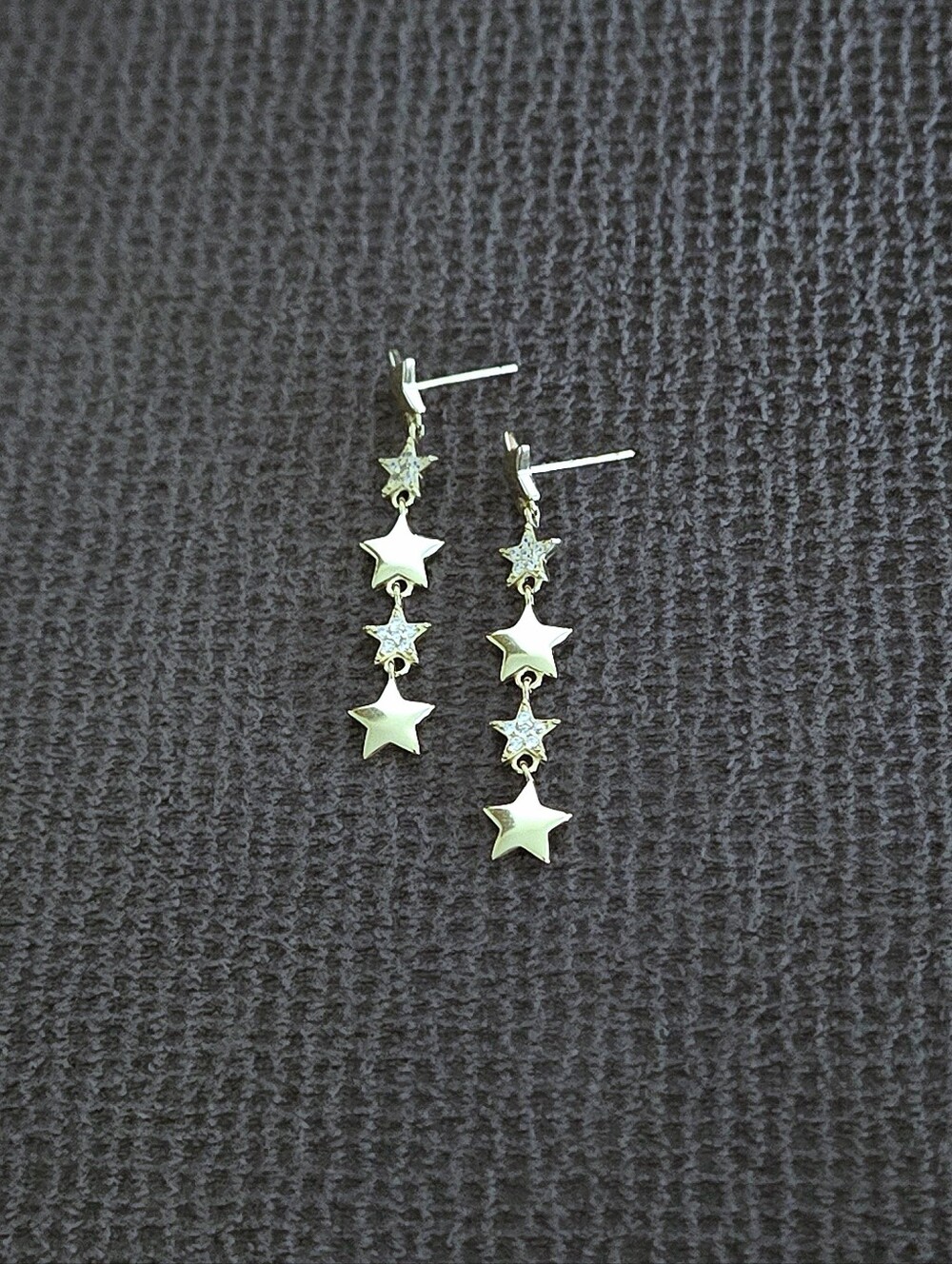 Argento Vivo Cascading⛲ Stars⭐ Earrings - Picture 2 of 15